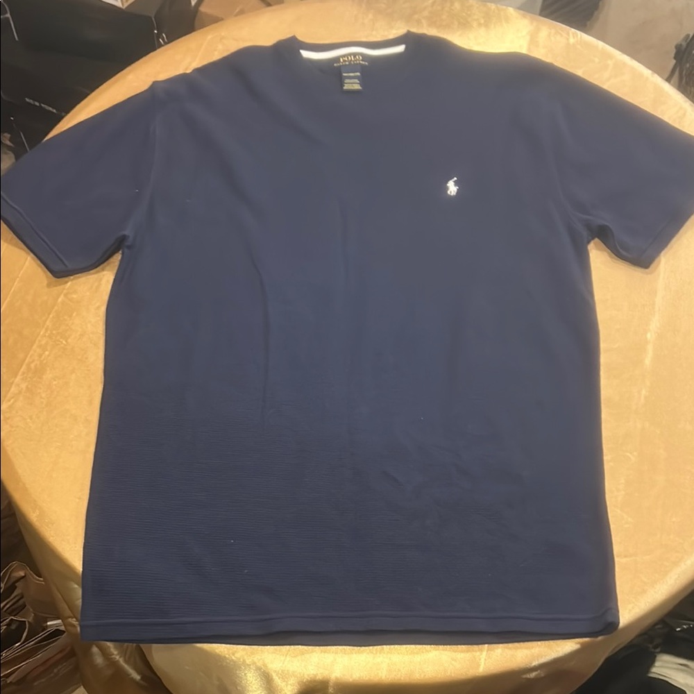 Polo by Ralph Lauren Men's Navy Blue T-Shirt